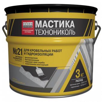 Мастика Agua MAST Технониколь 3 кг для фундамента