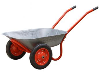 Тачка строительная двухколесная ECO (130л.,350кг.)