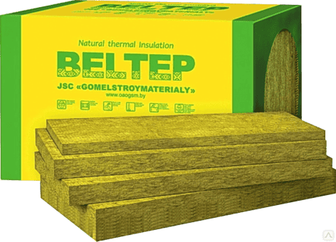 Утеплитель "Белтеп" фасад 1000*600 50мм,125 пл. 3,6м2 в уп
